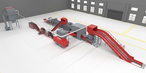 工業垃圾處理整體解決方案——恩派特RDF破碎生產線