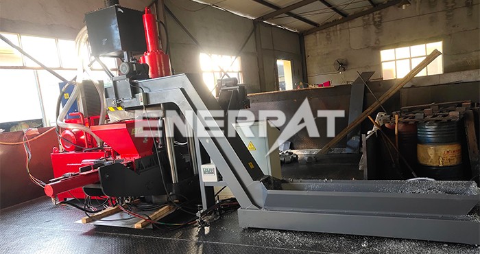 鋁屑出油壓塊機