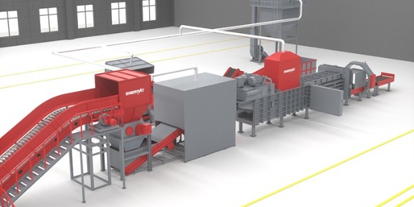 服裝布料邊角料堆積占地大？恩派特布料邊角料破碎機(jī)來(lái)幫忙！