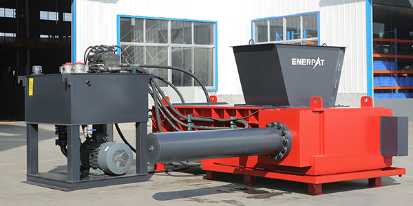 金屬邊角料壓塊機，機加工廢料回收減容神器